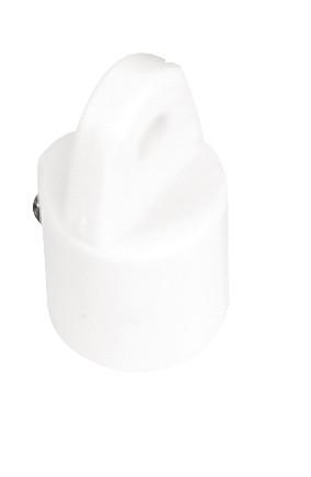WHITECAP 3416WP Nylon 3/4 INCH Inside Eye Top Fitting with Set Screw - White, Pair - High quality product image showing WHITECAP 3416WP Nylon 3/4 INCH Inside Eye Top Fitting with Set Screw - White, Pair details and features