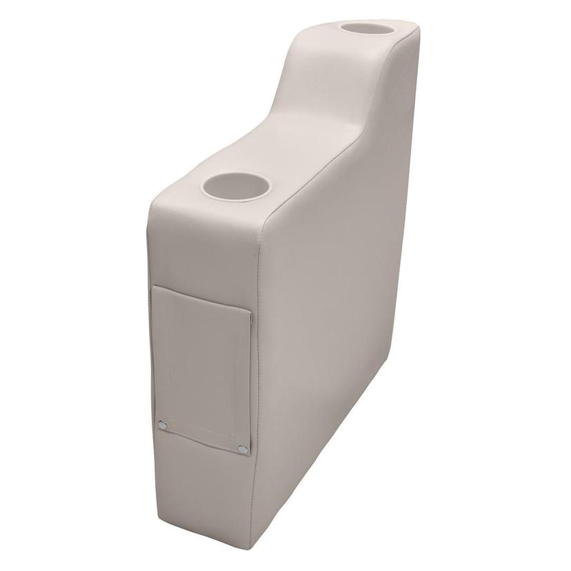 WISE 3010990 3010-990 Premier Series Pontoon Right Radius Arm Rest, Platinum