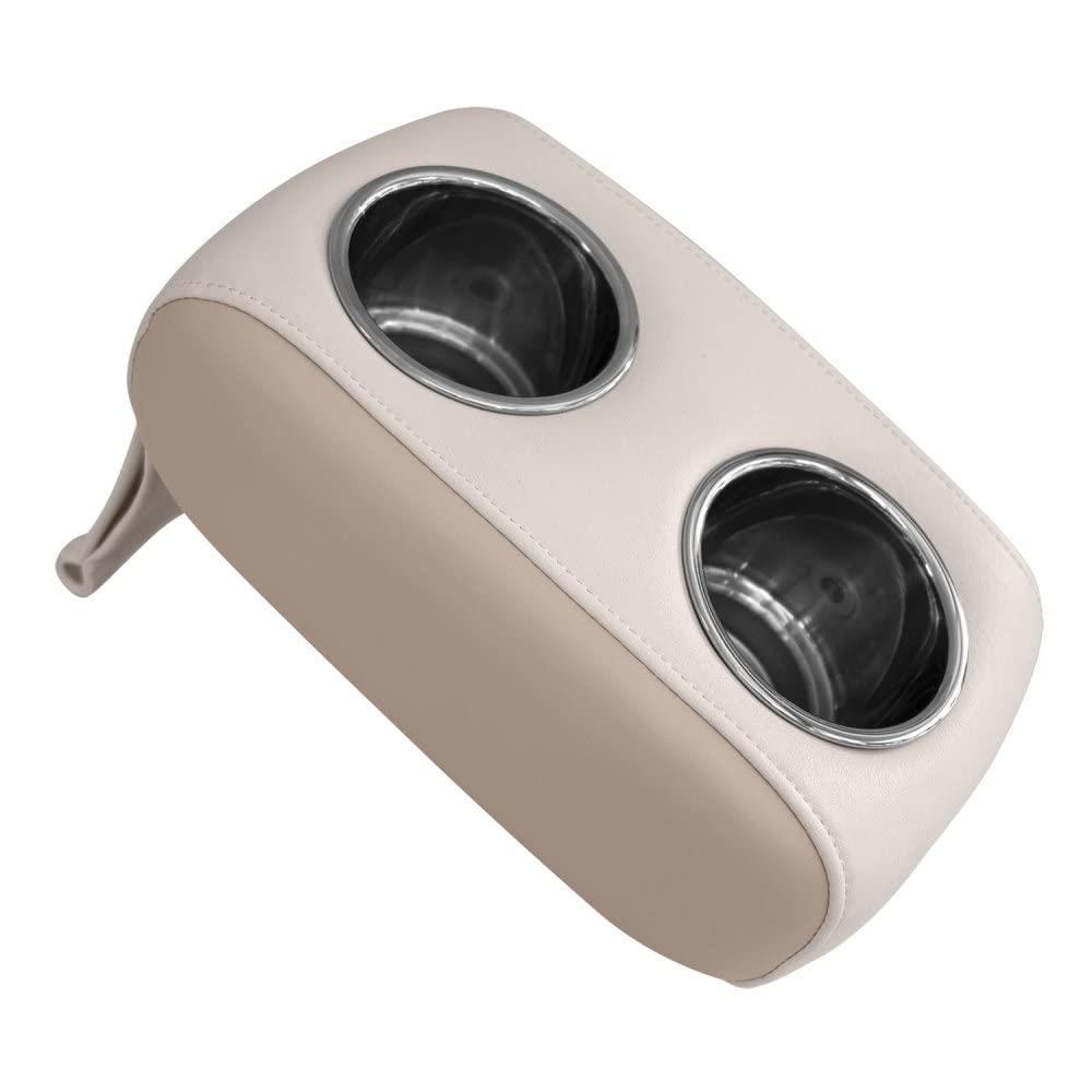 WISE 3059-1884 Pontoon Double Drink Holder with Stainless Steel Cup Holders, Platinum / Mocha Java - High quality product image showing WISE 3059-1884 Pontoon Double Drink Holder with Stainless Steel Cup Holders, Platinum / Mocha Java details and features