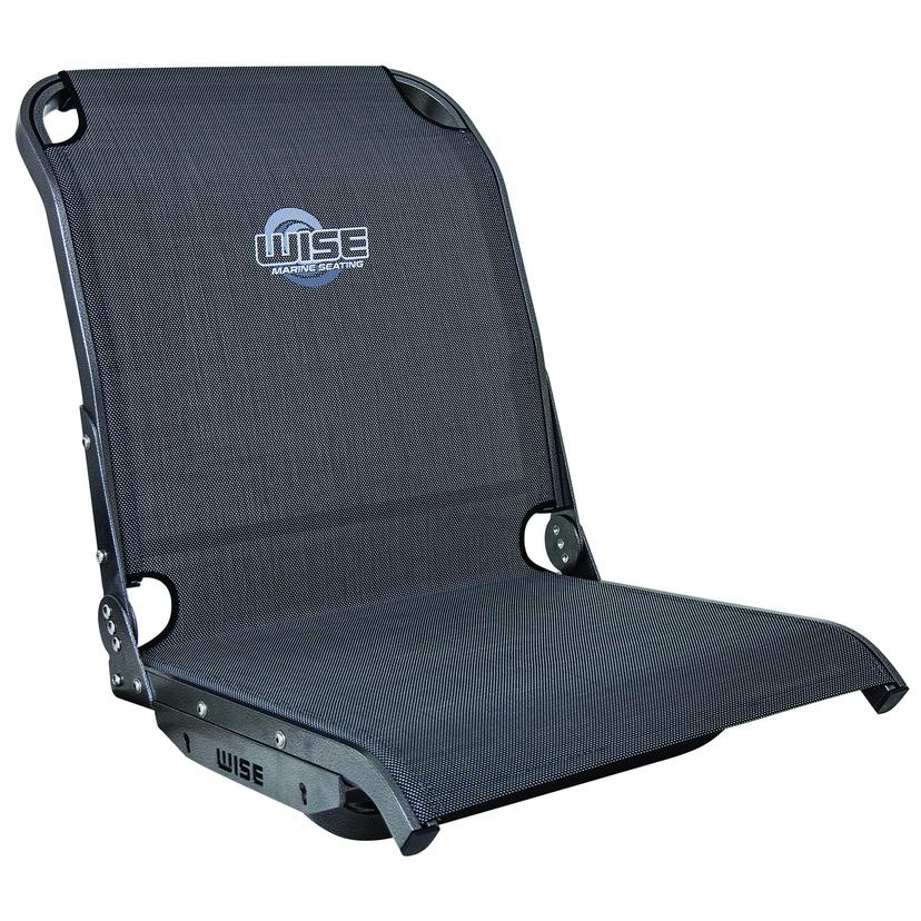 WISE 3373-1800 Aero X Cool-Ride High Back Boat Seat, Carbon Grey