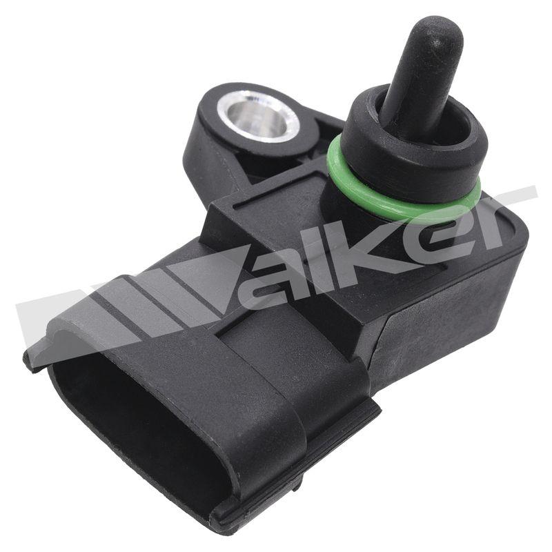 WALKER PRODUCTS 225-1247 Manifold Absolute Pressure Sensor; OE Replacement; 4 Blade Terminal; Black; Plastic - High quality product image showing WALKER PRODUCTS 225-1247 Manifold Absolute Pressure Sensor; OE Replacement; 4 Blade Terminal; Black; Plastic details and features