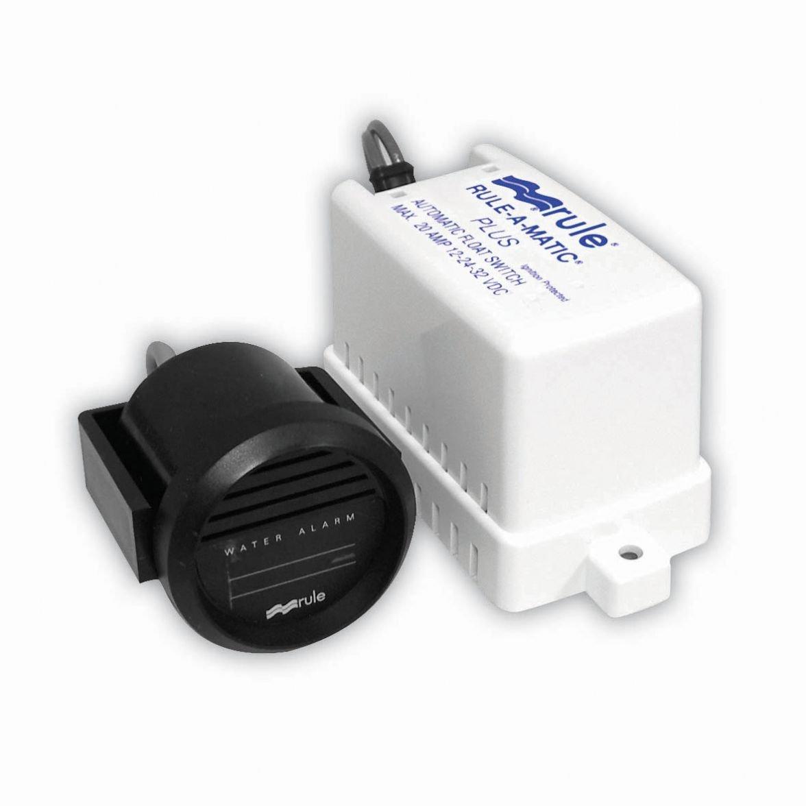 RULE 33ALA Marine High Water Bilge Alarm (Mercury Free, 12-Volt),White - High quality product image showing RULE 33ALA Marine High Water Bilge Alarm (Mercury Free, 12-Volt),White details and features