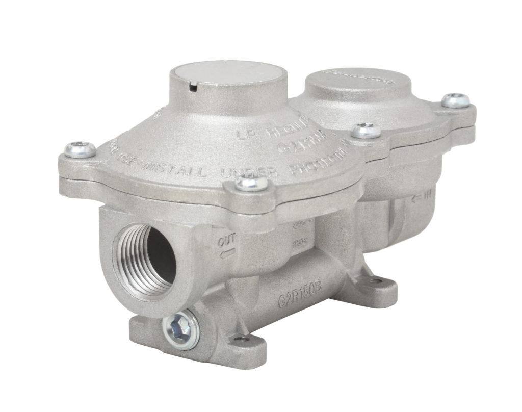 FLAME KING G2R150B 2 Stage Propane LP Vertical Super Compact Regulator for RV, Vans, Trailers, Campers, 100lb Tank, ASME Tank, Generators - High quality product image showing FLAME KING G2R150B 2 Stage Propane LP Vertical Super Compact Regulator for RV, Vans, Trailers, Campers, 100lb Tank, ASME Tank, Generators details and features