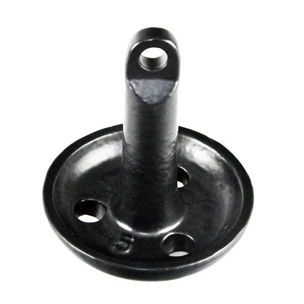 YAKGEAR 01-0010-01B Boat Anchor; Deep Water; Mushroom Style; 5 Pound; Black; Cast Iron With Vinyl Coating; Holds Up To 28 Foot Length Boat - The Twister Group Tools product