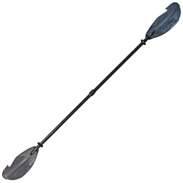 YAKGEAR 06-0016 ASSASSIN FULL PADDLE (LENGTH 230-24, Kayak Paddle; Adjustable From 90-1/2 To 94-1/2 Inch Length; Black; Plastic With Nylon Blade; Single; Hook And Teeth Blade Design; With Drip Rings