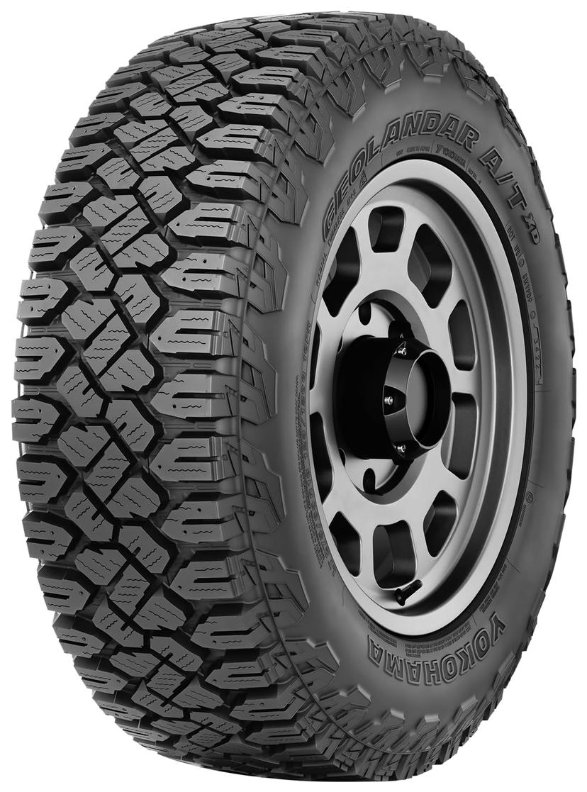 YOKOHAMA 110117112 Tire; GEOLANDAR A/T XD; LT35 x 12.50R18; Touring All Season Passenger Car; Radial; Nylon Belted; Black Sidewall; Tubeless; Non Directional Tread Design; 3 Ply Sidewall; Single