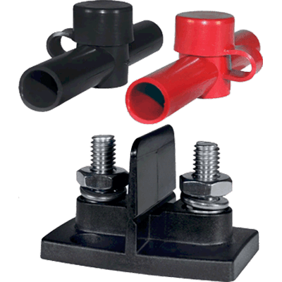 BLUE SEA 2016 Dual PowerPost Connector 2 x 5/16 INCH Studs - The Twister Group Tools product