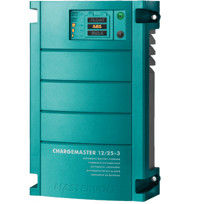 MASTERVOLT 44010250 Battery Charger ChargeMaster 12V 25A, 3 Bank - High quality product image showing MASTERVOLT 44010250 Battery Charger ChargeMaster 12V 25A, 3 Bank details and features