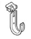ERICO CAT1258SM Hammer-on 5/16in. thru 1/2in. flange - 3/4in. dia loop - 40/box - High quality product image showing ERICO CAT1258SM Hammer-on 5/16in. thru 1/2in. flange - 3/4in. dia loop - 40/box details and features