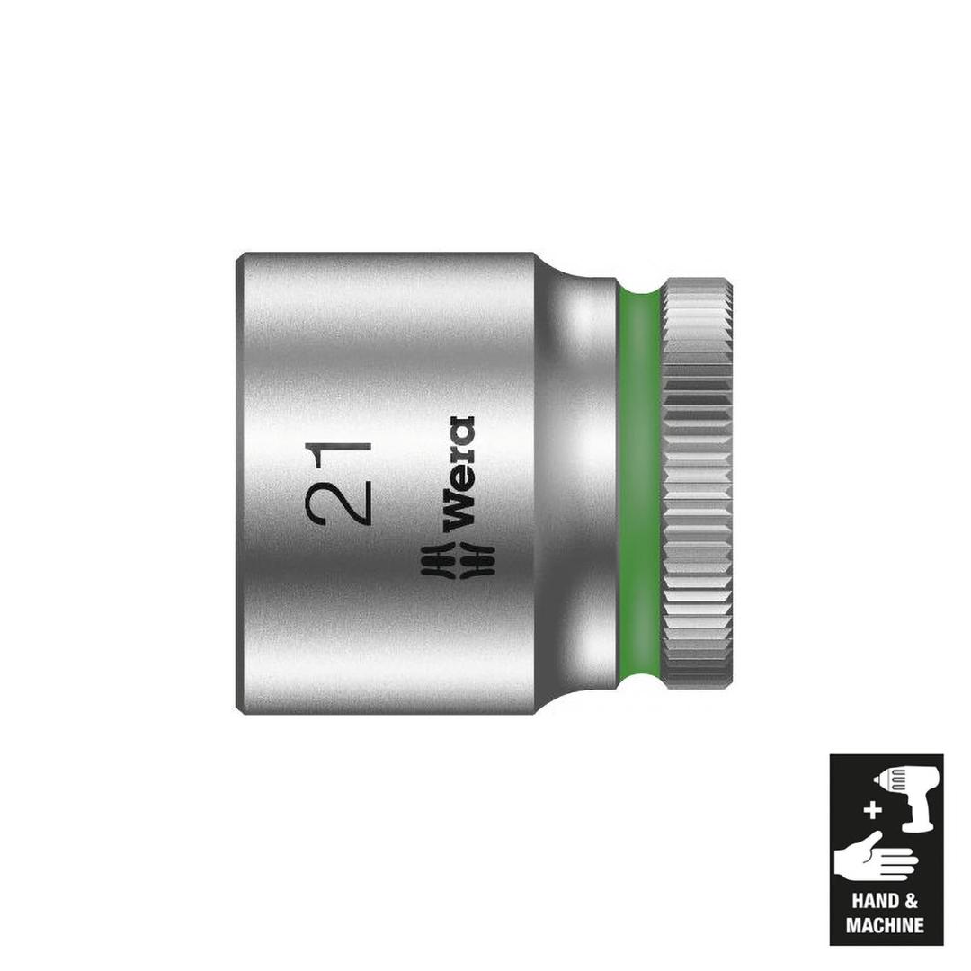 WERA 05003566001 Zyklop 3/8 INCH Drive Metric Socket 21mm - The Twister Group Tools product