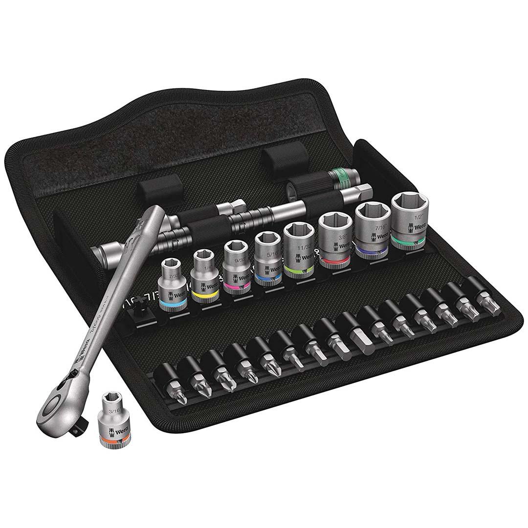 WERA 05004021001 SAE 1/4 INCH Drive Ratchet Set (28 Piece) - The Twister Group Tools product