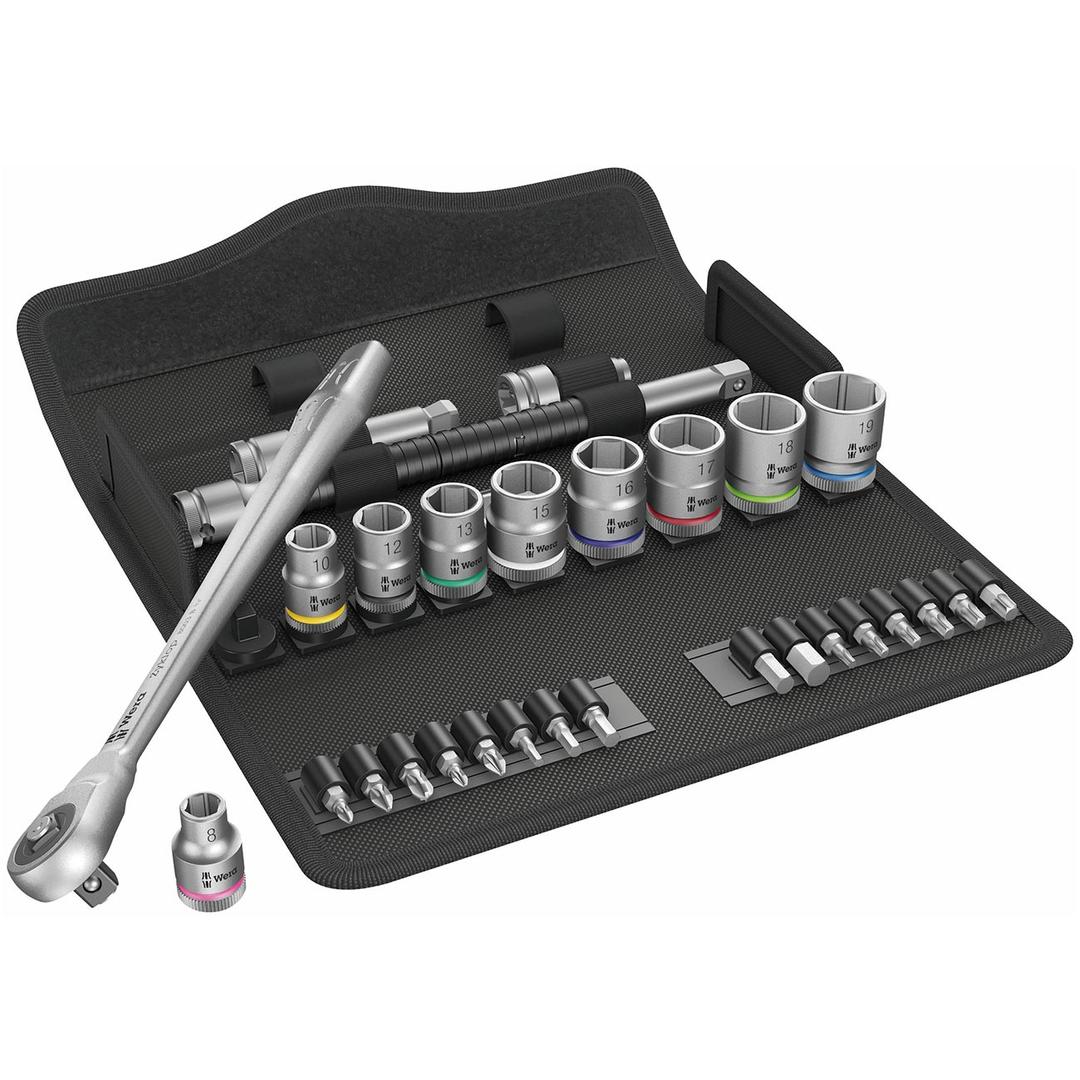 WERA 05004047001 Metric 3/8 INCH Switch Ratchet Set (29-Piece Set) - The Twister Group Tools product