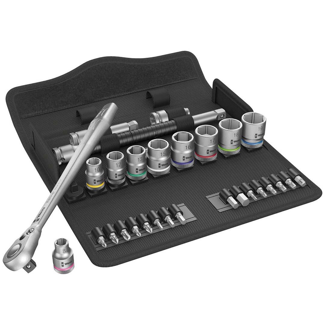WERA 05004048001 Metric 3/8 INCH Drive Ratchet Set (29 Piece) - High quality product image showing WERA 05004048001 Metric 3/8 INCH Drive Ratchet Set (29 Piece) details and features