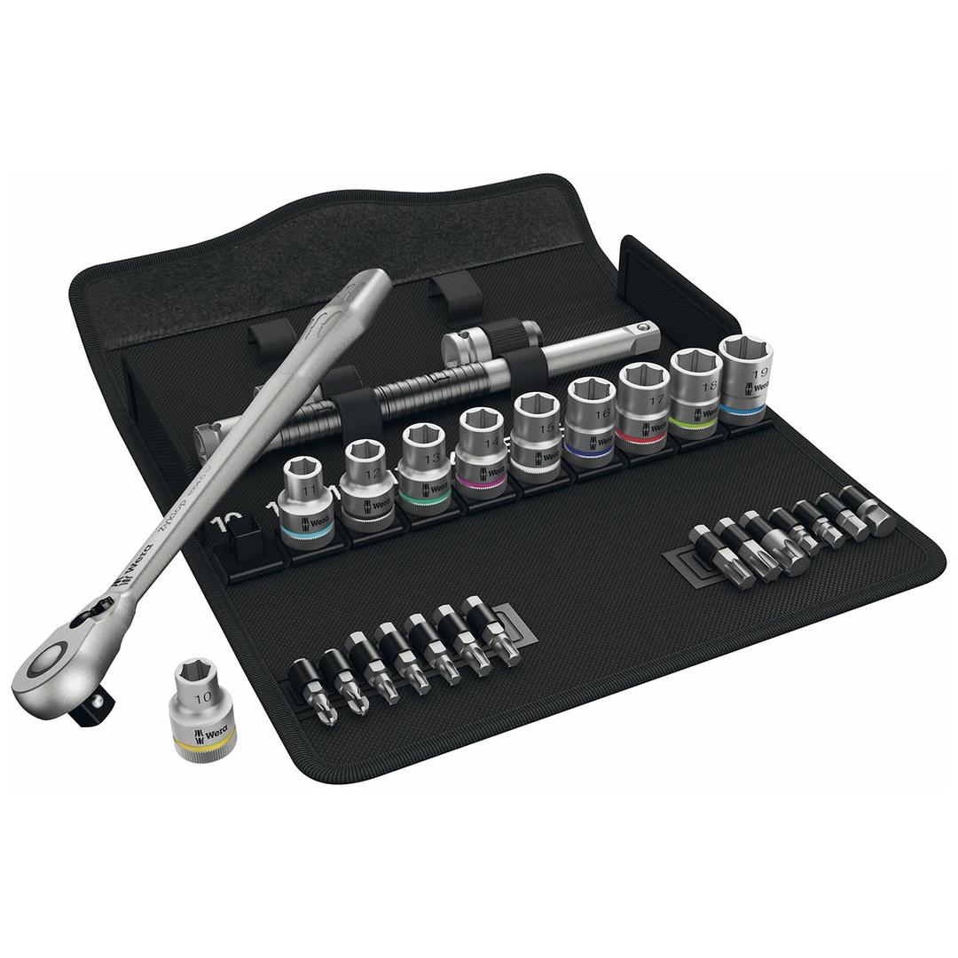 WERA 05004078001 Metric 1/2 INCH Drive Ratchet Set (28-Piece Set) - The Twister Group Tools product
