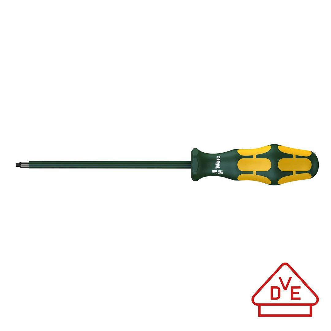 WERA 05004783001 VDE Insulated Screwdriver: Square SQ #1 x 150mm - The Twister Group Tools product