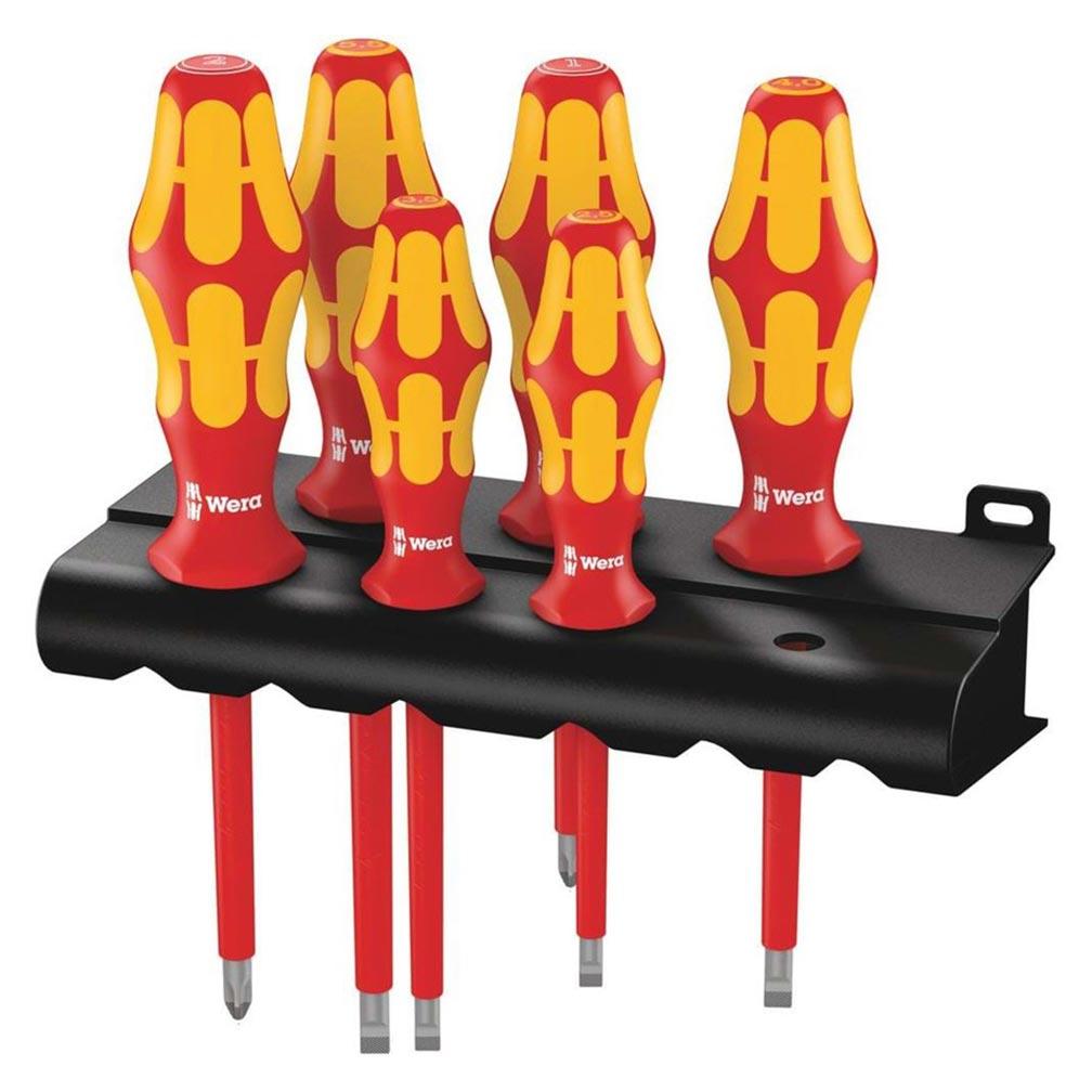 WERA 05006145001 Insulated Screwdriver Set with Rack (6-Piece Set) - The Twister Group Tools product