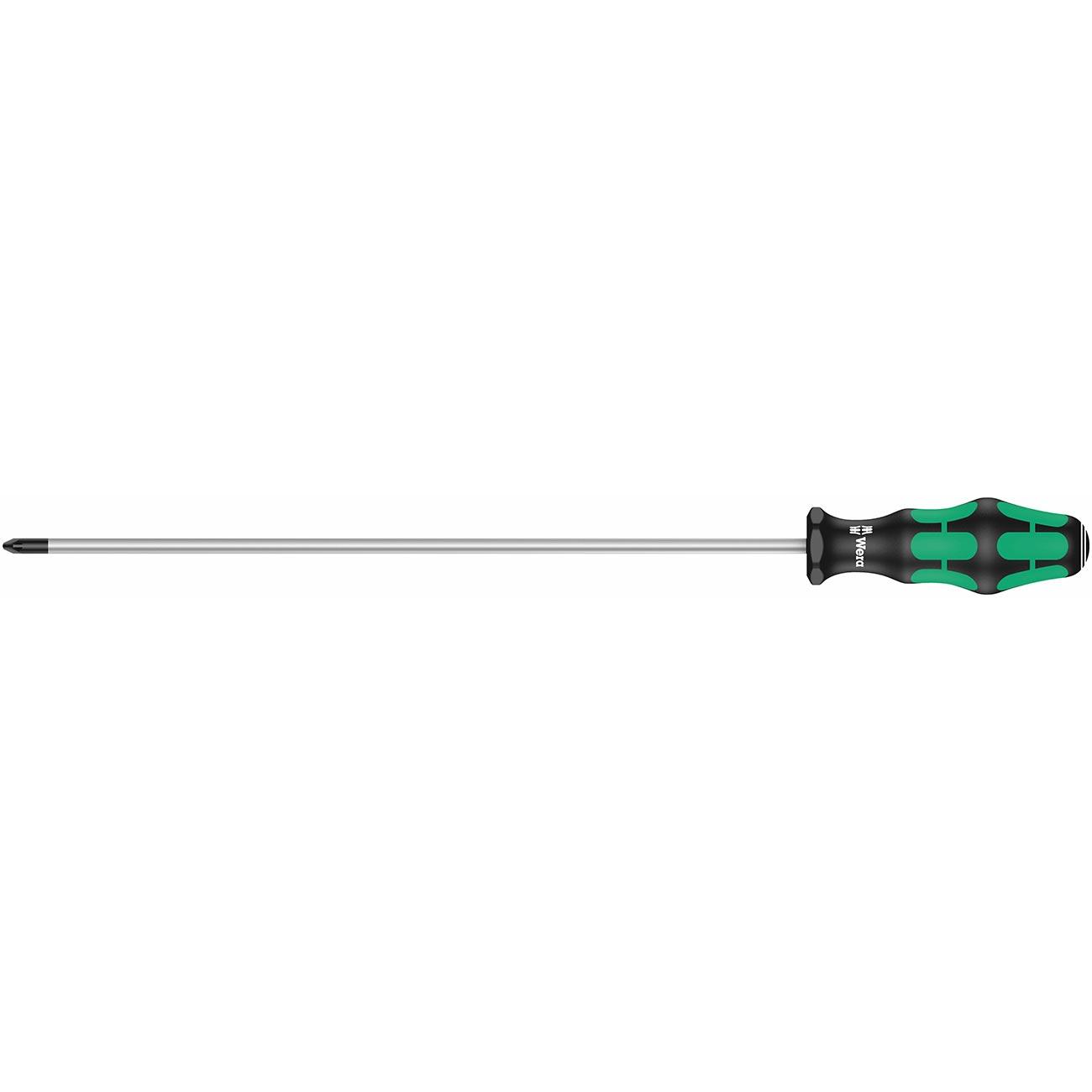 WERA 05009319001 Kraftform Screwdriver: Pozidriv PZ2 x 300mm (Without LaserTip) - High quality product image showing WERA 05009319001 Kraftform Screwdriver: Pozidriv PZ2 x 300mm (Without LaserTip) details and features