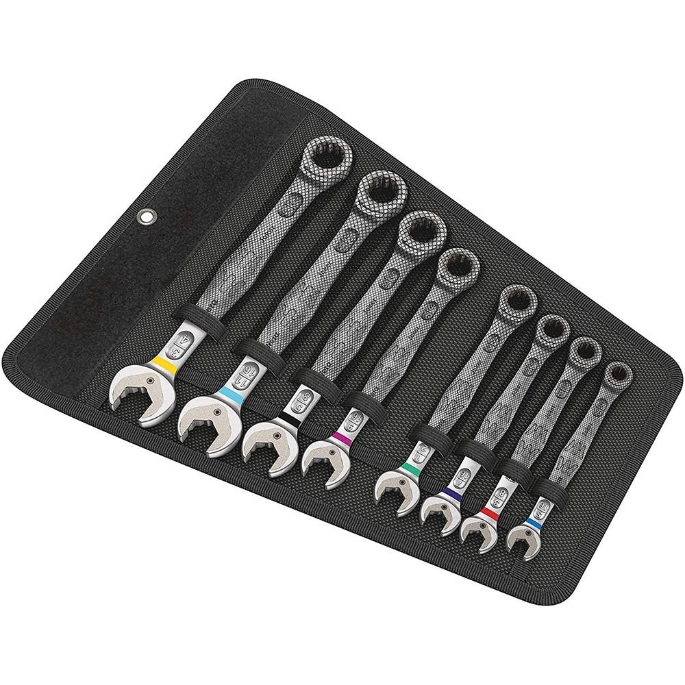 WERA 05020012001 Joker SAE Ratcheting Combination Wrench 8 Piece Set - High quality product image showing WERA 05020012001 Joker SAE Ratcheting Combination Wrench 8 Piece Set details and features
