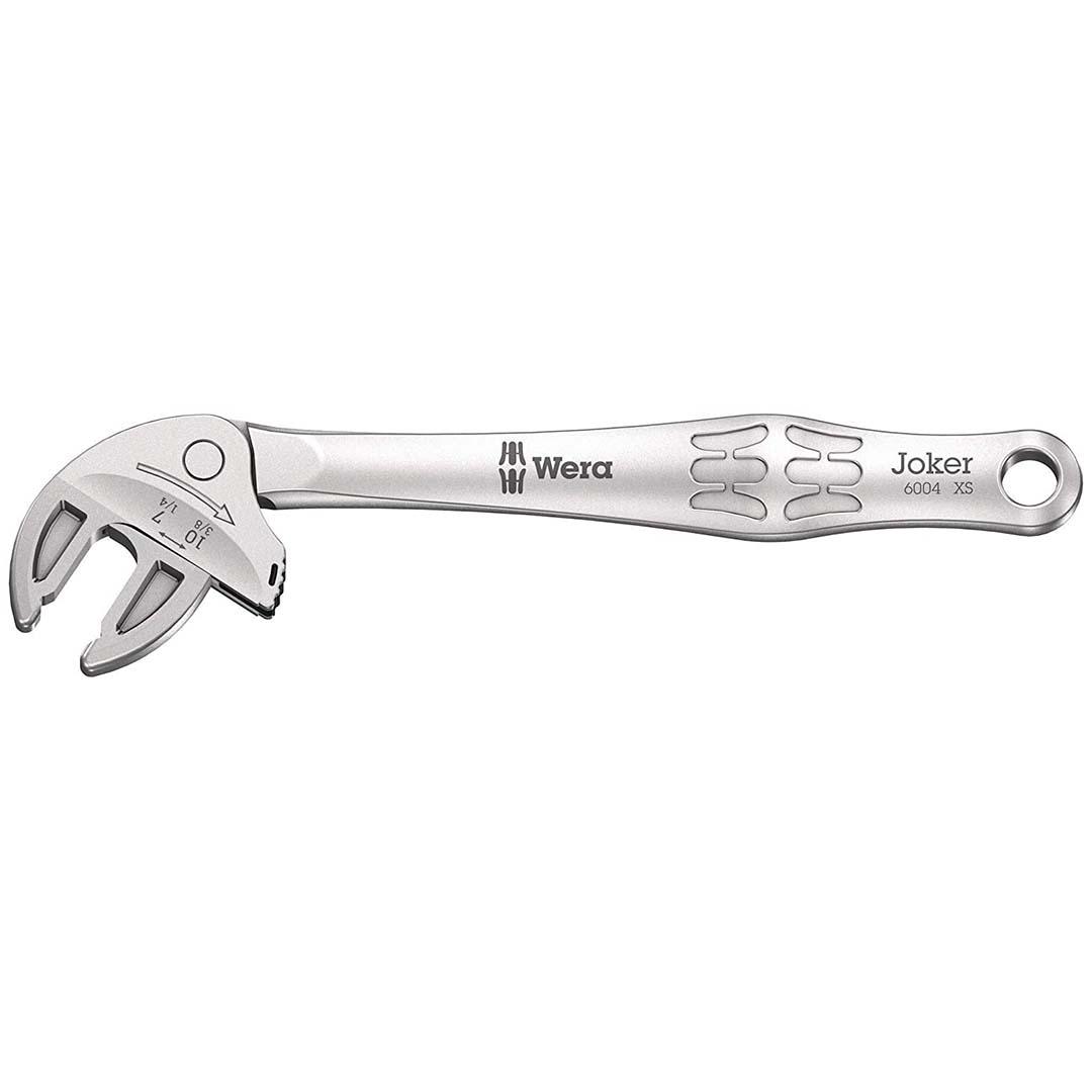 WERA 05020099001 Joker XS Self-Setting Combination Wrench: 7 - 10mm 1/4 INCH - 3/8 INCH - High quality product image showing WERA 05020099001 Joker XS Self-Setting Combination Wrench: 7 - 10mm 1/4 INCH - 3/8 INCH details and features