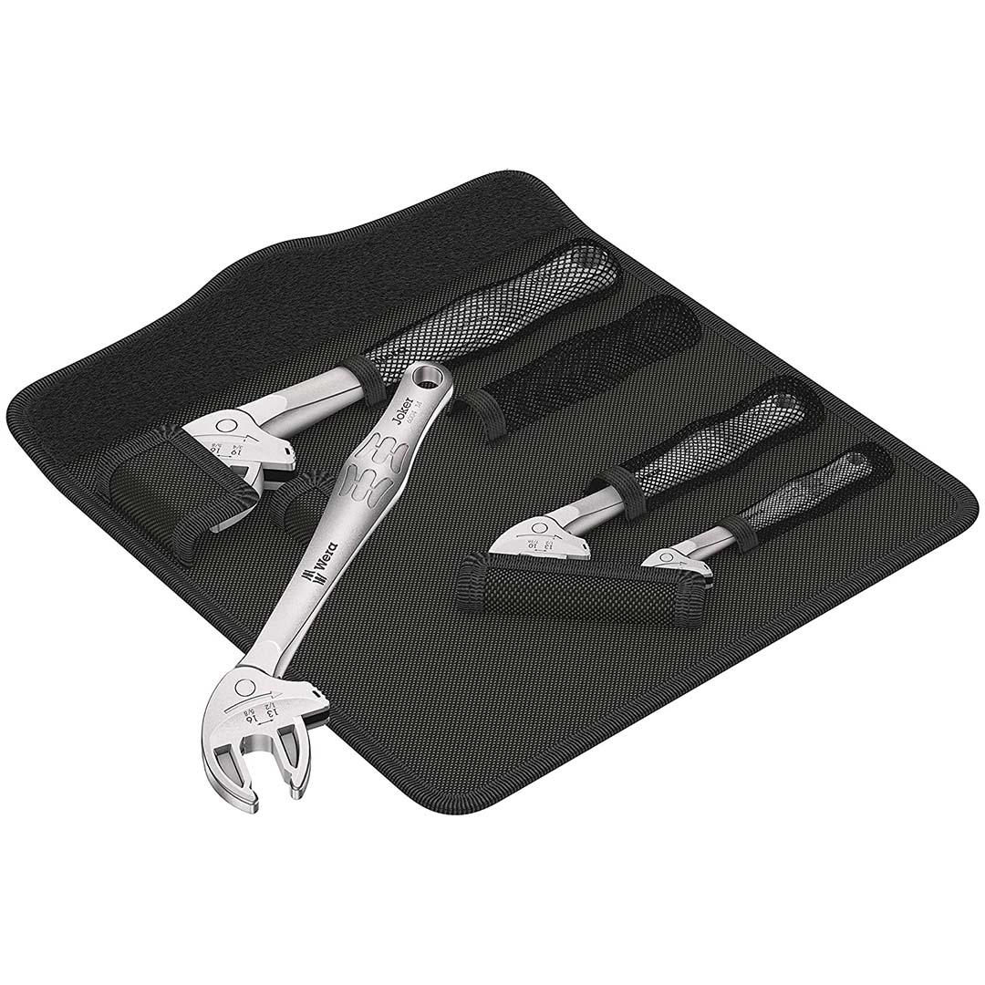 WERA 05020110001 6004 Joker 4 Set 1 Self Setting Spanner Set - The Twister Group Tools product