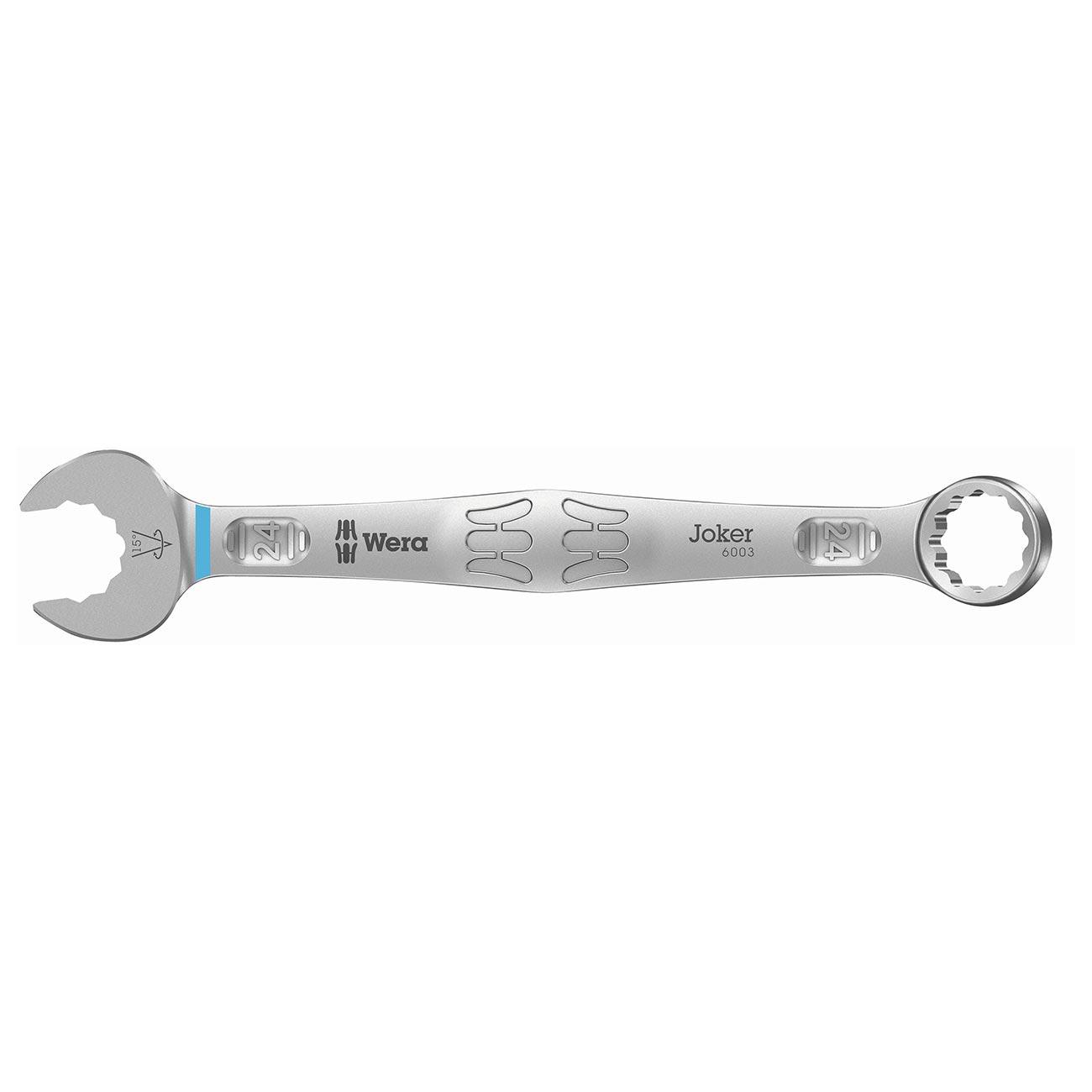 WERA 05020503301 6003 Joker Metric Combination Wrench 24mm - High quality product image showing WERA 05020503301 6003 Joker Metric Combination Wrench 24mm details and features