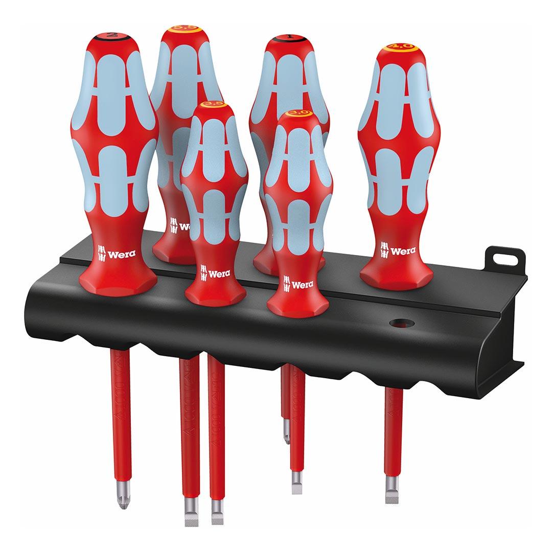 WERA 05022745001 3160I/3165I/6 VDE-INSULATED SCREWDRIVER SET - The Twister Group Tools product