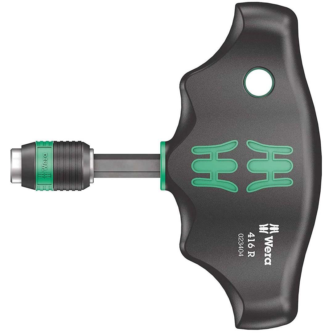 WERA 05023404001 T-Handle 1/4 INCH Bitholding Screwdriver - Rapidaptor - The Twister Group Tools product