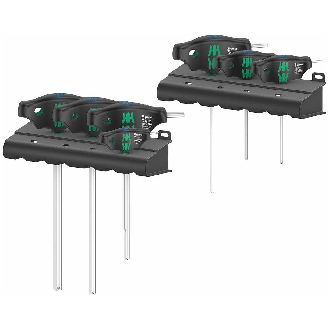 WERA 05023450001 T-Handle Metric Hex-Plus Driver Set with Rack (7-Piece Set) - High quality product image showing WERA 05023450001 T-Handle Metric Hex-Plus Driver Set with Rack (7-Piece Set) details and features