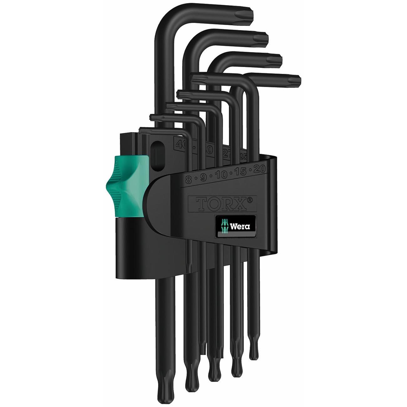 WERA 05024242001 967 PKL Long ARM TORX Key Set (9 Piece) - High quality product image showing WERA 05024242001 967 PKL Long ARM TORX Key Set (9 Piece) details and features
