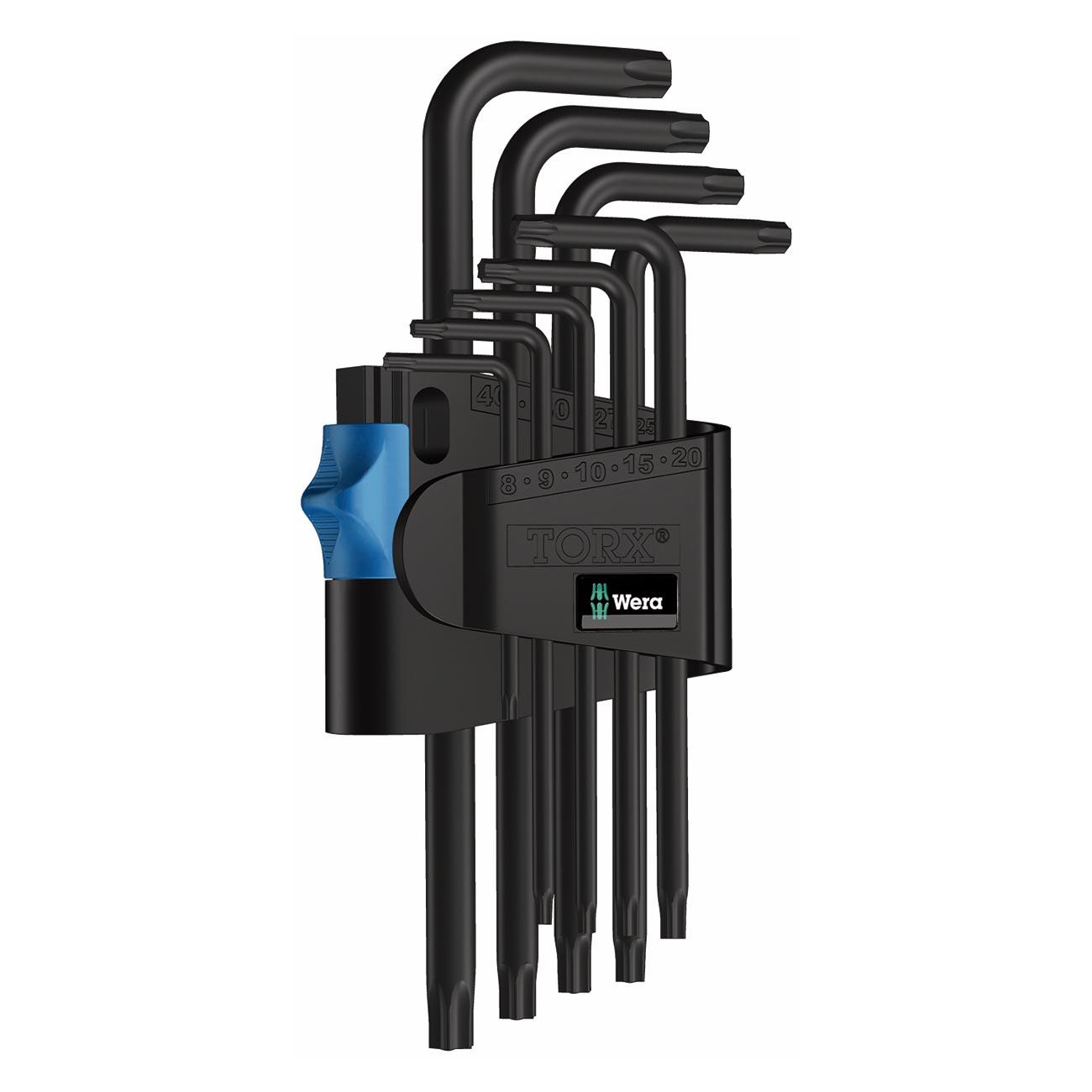 WERA 05024244001 Tools 967 L/9 TX HF LONG ARM-TORX KEY SET WITH HOLDING FUNCTION - High quality product image showing WERA 05024244001 Tools 967 L/9 TX HF LONG ARM-TORX KEY SET WITH HOLDING FUNCTION details and features