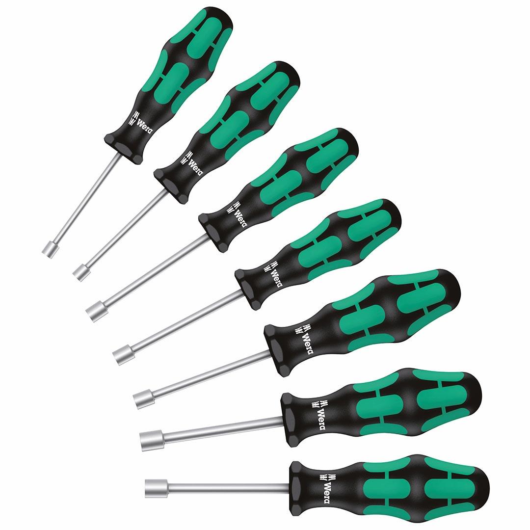 WERA 05029510001 Metric Nutdriver Set (7-Piece Set) - The Twister Group Tools product