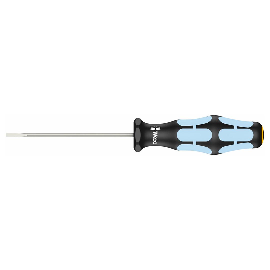 WERA 05032001001 Stainless Steel Screwdriver: Slotted 3 x 80mm - The Twister Group Tools product