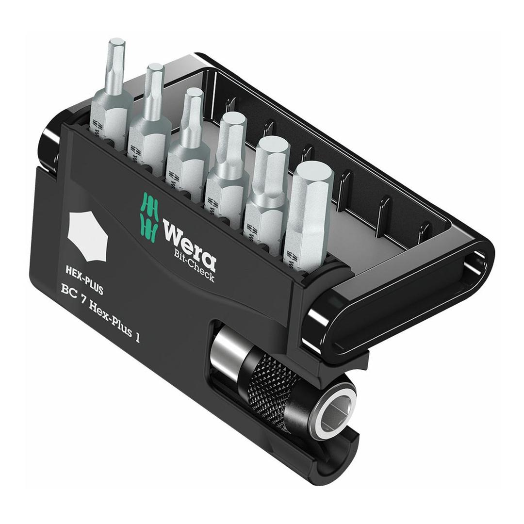WERA 05056168001 Bit-Check Hex-Plus Bit Set (7 Piece Set) - The Twister Group Tools product