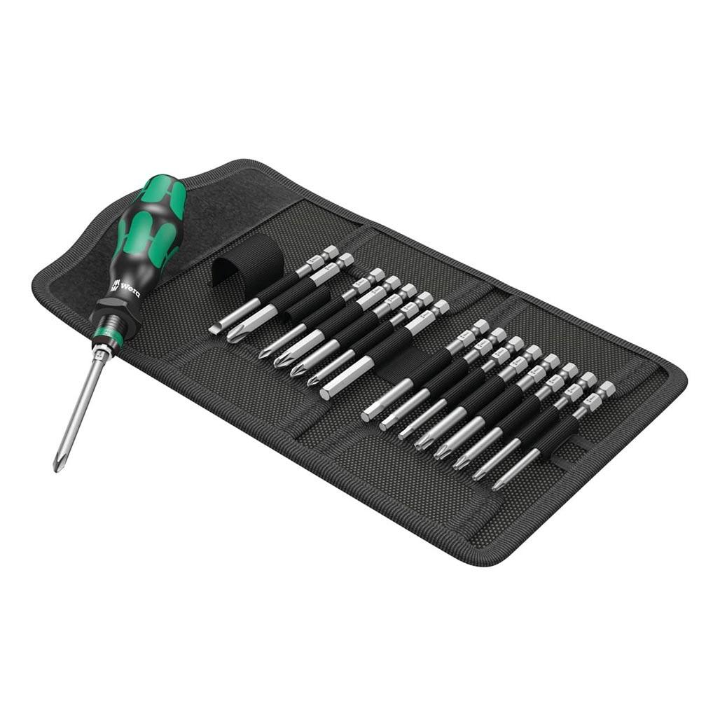 WERA 05059295001 Kraftform Metric Socket/Bit Driver Set 17 Piece Set - High quality product image showing WERA 05059295001 Kraftform Metric Socket/Bit Driver Set 17 Piece Set details and features