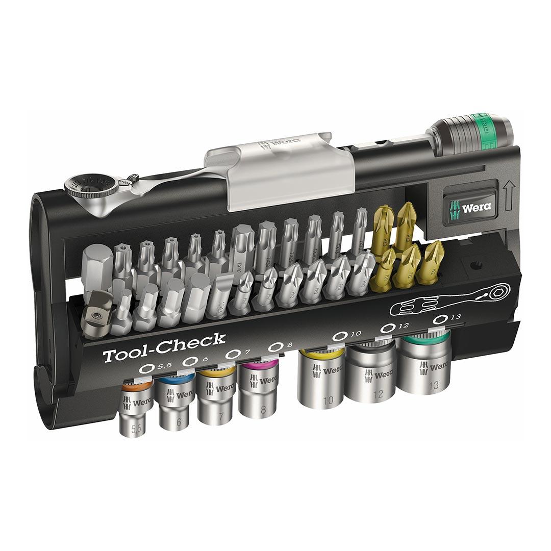 WERA 05073220001 TOOL CHECK 1 Metric 1/4 INCH Socket/Bit Driver Set (38-Piece Set) - High quality product image showing WERA 05073220001 TOOL CHECK 1 Metric 1/4 INCH Socket/Bit Driver Set (38-Piece Set) details and features