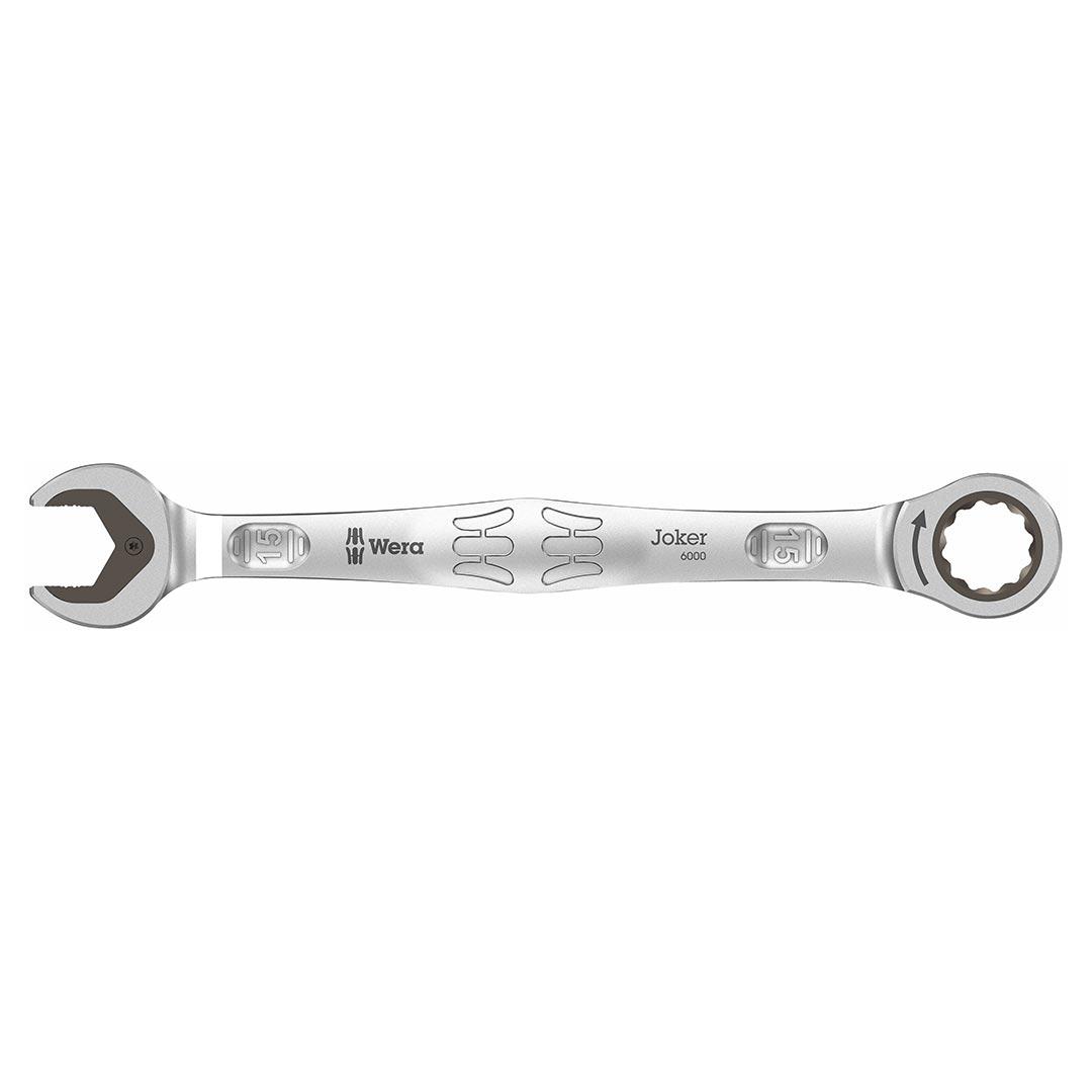 WERA 05073275001 JOKER 15mm Joker Ratcheting Combination Wrench - High quality product image showing WERA 05073275001 JOKER 15mm Joker Ratcheting Combination Wrench details and features