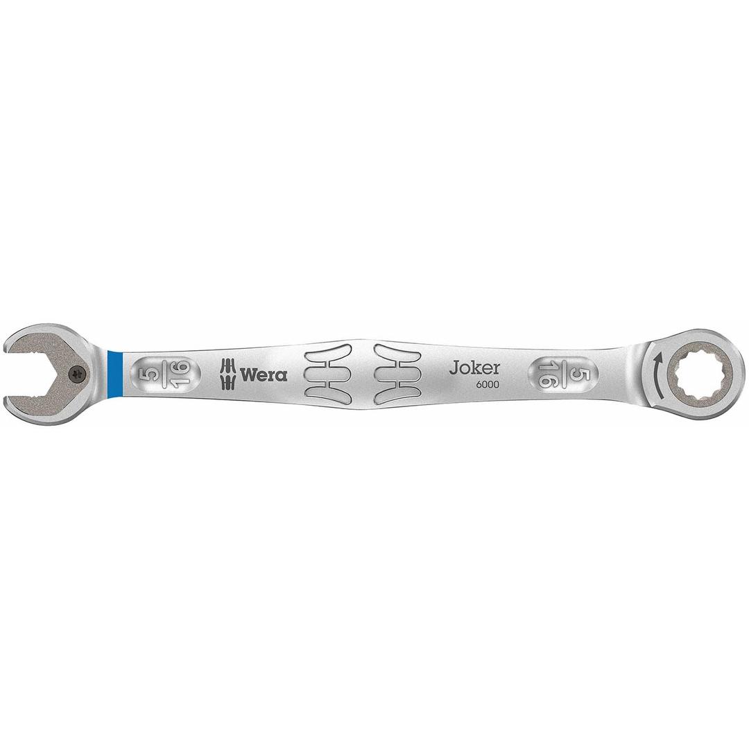 WERA 05073280001 6000 Joker SAE 5/16 INCH Ratcheting Combination Wrench - The Twister Group Tools product