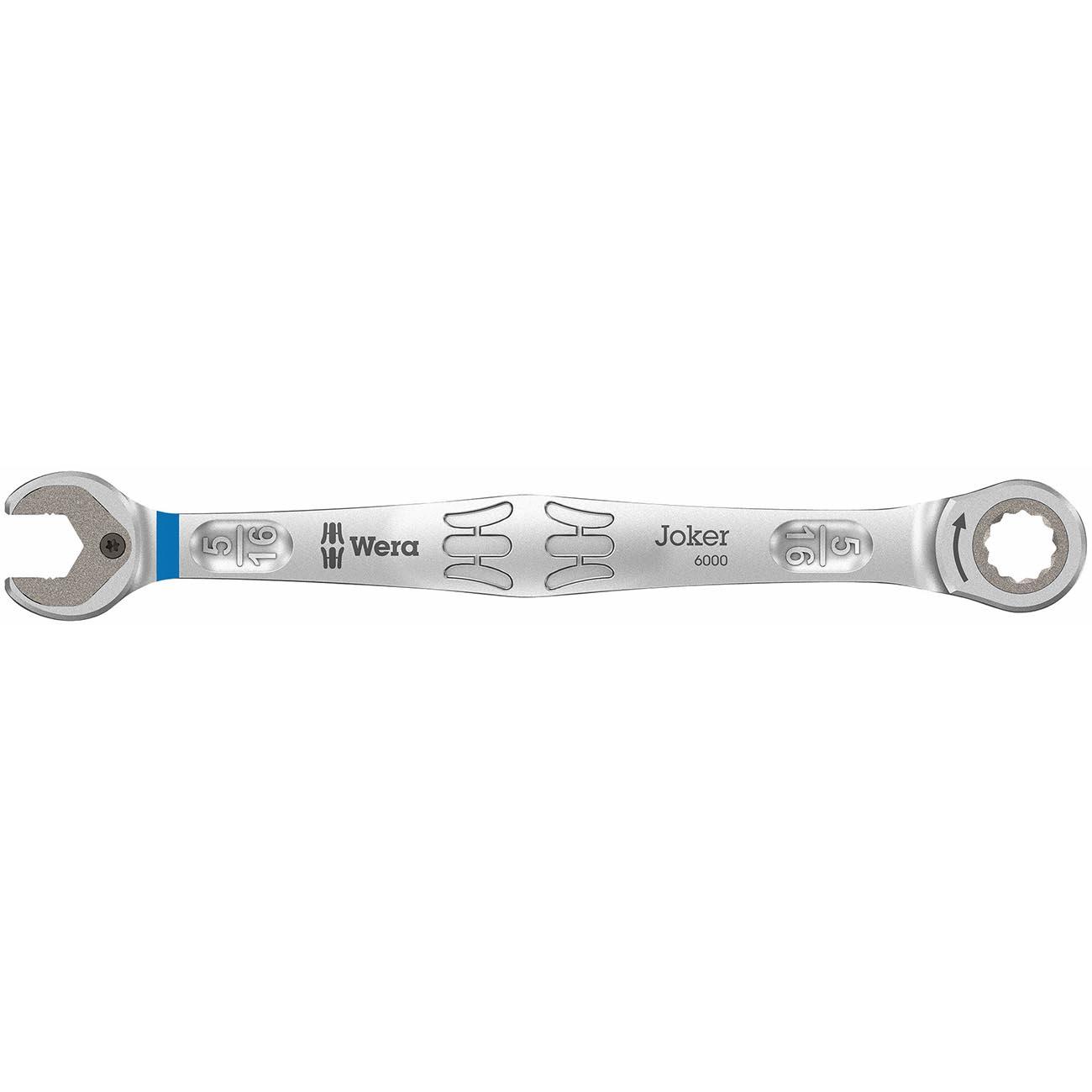 WERA 05073280001 6000 Joker SAE 5/16 INCH Ratcheting Combination Wrench - High quality product image showing WERA 05073280001 6000 Joker SAE 5/16 INCH Ratcheting Combination Wrench details and features