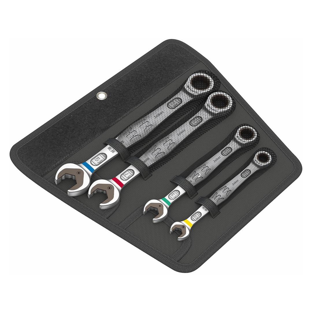 WERA 05073290001 Joker Metric Ratcheting Combination Wrenches (4-Piece Set) - The Twister Group Tools product