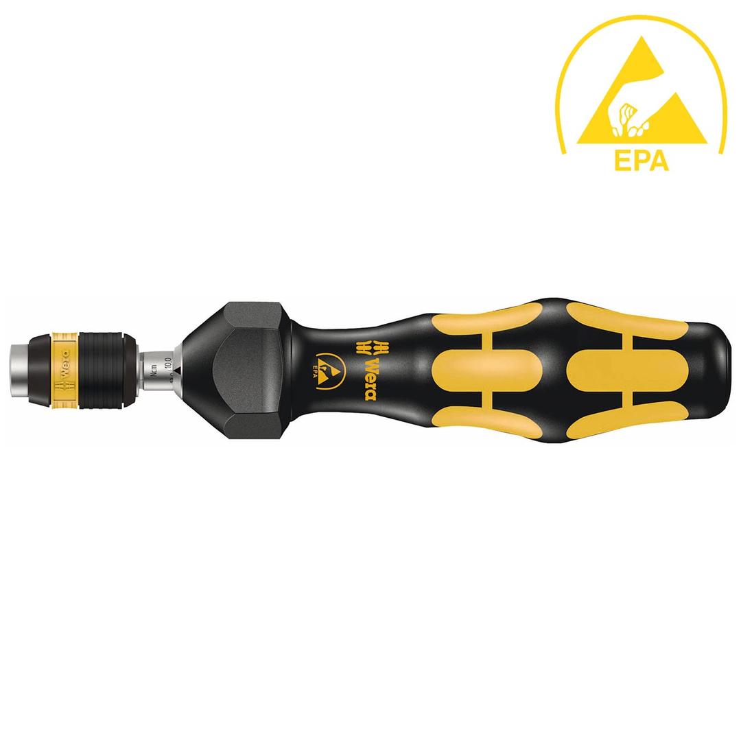 WERA 05074730001 Adjustable ESD Safe Torque Screwdriver with Quick Release Chuck (NM) - The Twister Group Tools product