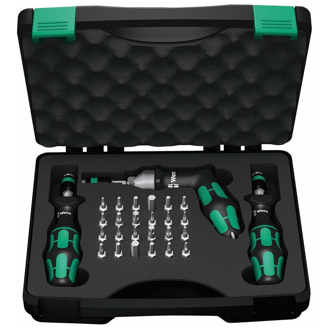 WERA 05074739001 Kraftform Torque Screwdriver Bit Set (27-Piece Set) - The Twister Group Tools product
