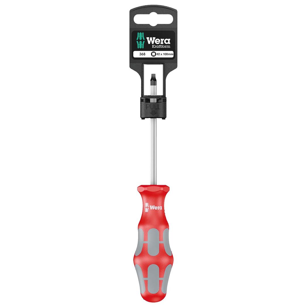WERA 05100070001 Screwdriver: Square SQ #1 x 80mm (On Hang-Tag) - The Twister Group Tools product