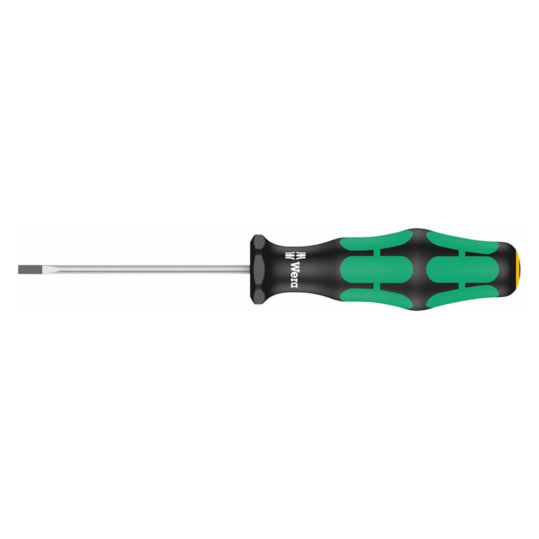WERA 05110000001 Screwdriver: Slotted 2.5mm x 70mm (Without LaserTip) - The Twister Group Tools product