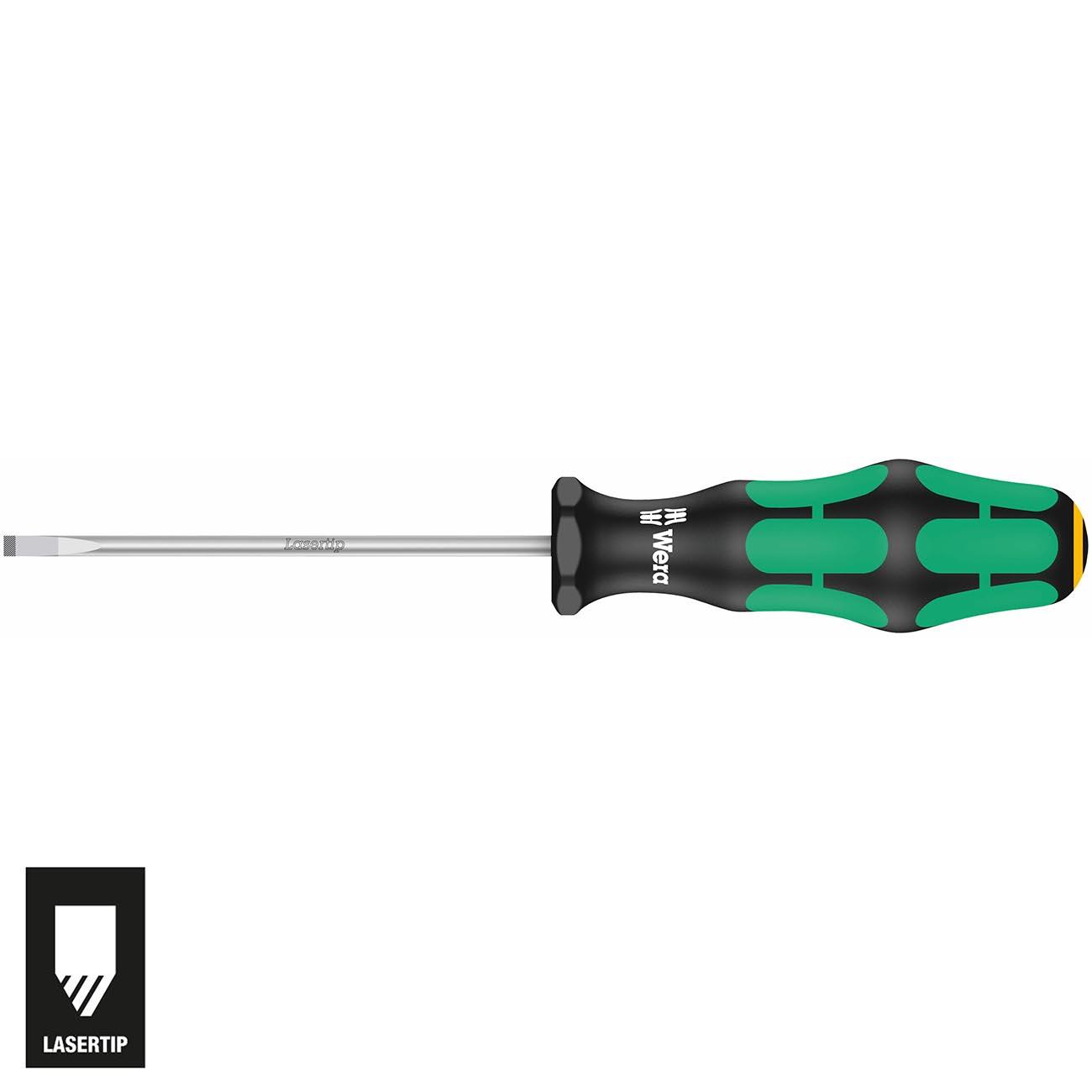WERA 05110008001 Screwdriver: Slotted 5.5mm x 200mm (with Lasertip) - High quality product image showing WERA 05110008001 Screwdriver: Slotted 5.5mm x 200mm (with Lasertip) details and features