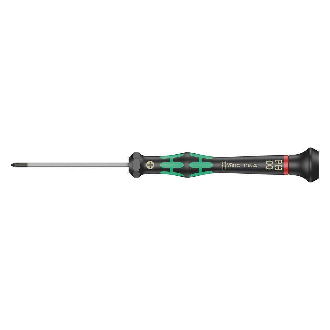 WERA 05118020001 Micro Electronics Precision Phillips Screwdriver PH #00 x 60mm - The Twister Group Tools product