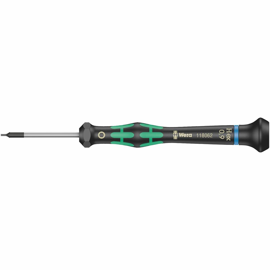 WERA 05118062001 Micro Electronics Precision Hex-Plus Screwdriver Hex-Plus 0.9 x 40mm - The Twister Group Tools product