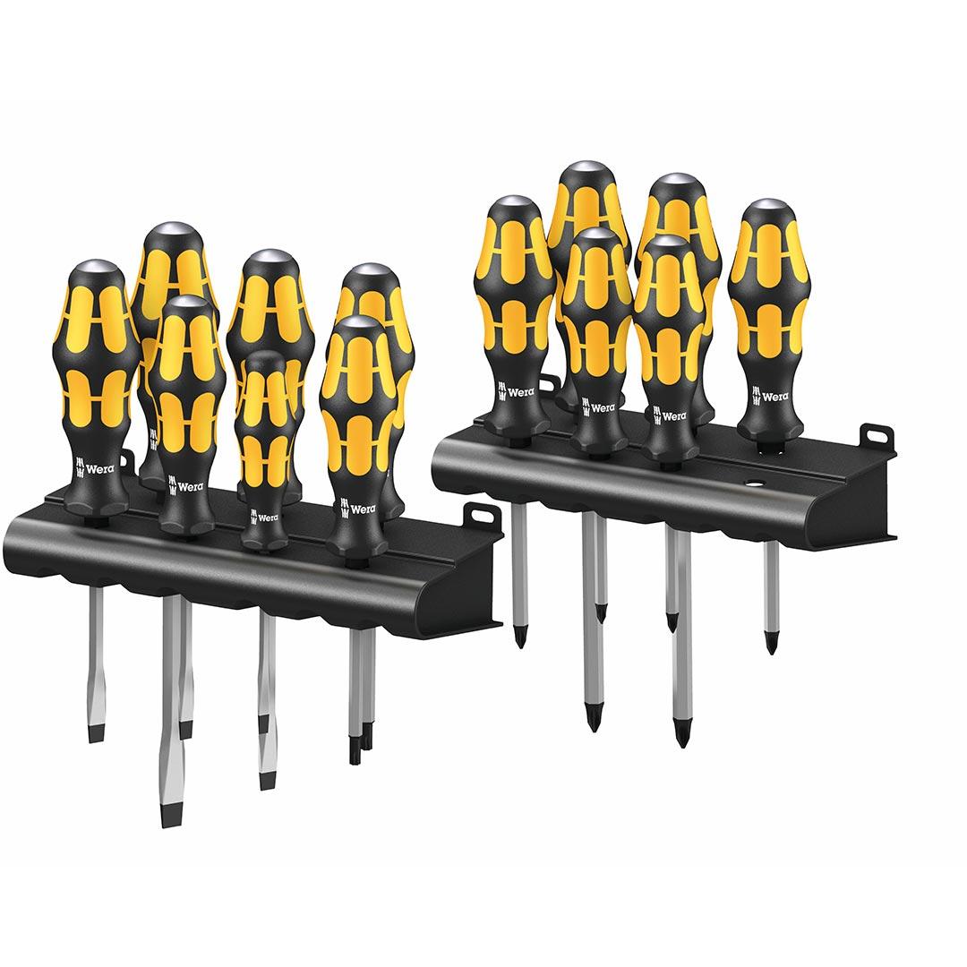 WERA 05133285001 KRAFTFORM BIG PACK SERIES 900- Screwdriver Set with Racks (15-Piece Set) - High quality product image showing WERA 05133285001 KRAFTFORM BIG PACK SERIES 900- Screwdriver Set with Racks (15-Piece Set) details and features