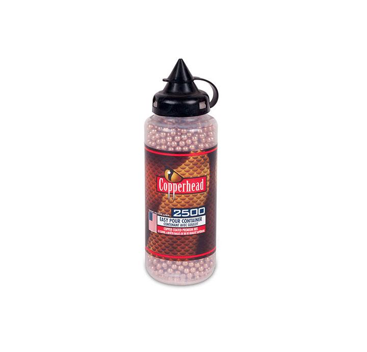 CROSMAN 0747 Copperhead Bbs 4.5 Mm Copper Coated 5.3 Gr. 2500 Count