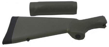 HOGUE 08212 Remington 870 12 Gauge OverMolded Shotgun Stock kit with forend OD Green - The Twister Group Tools product