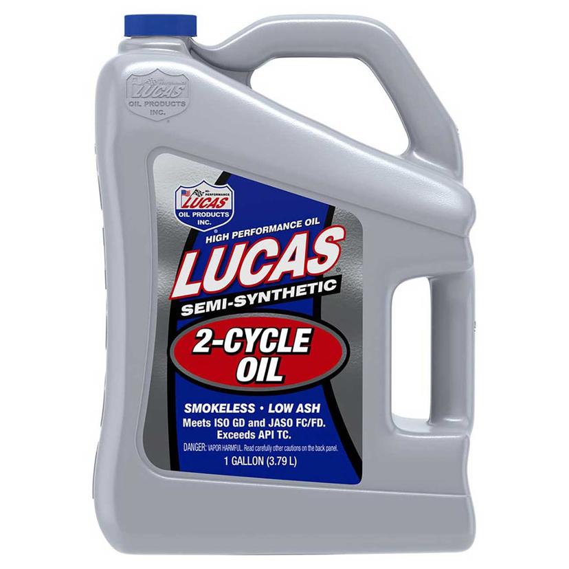 LUCAS OIL 10115 Semi-Synthetic 2-Cycle Oil 1 Gallon